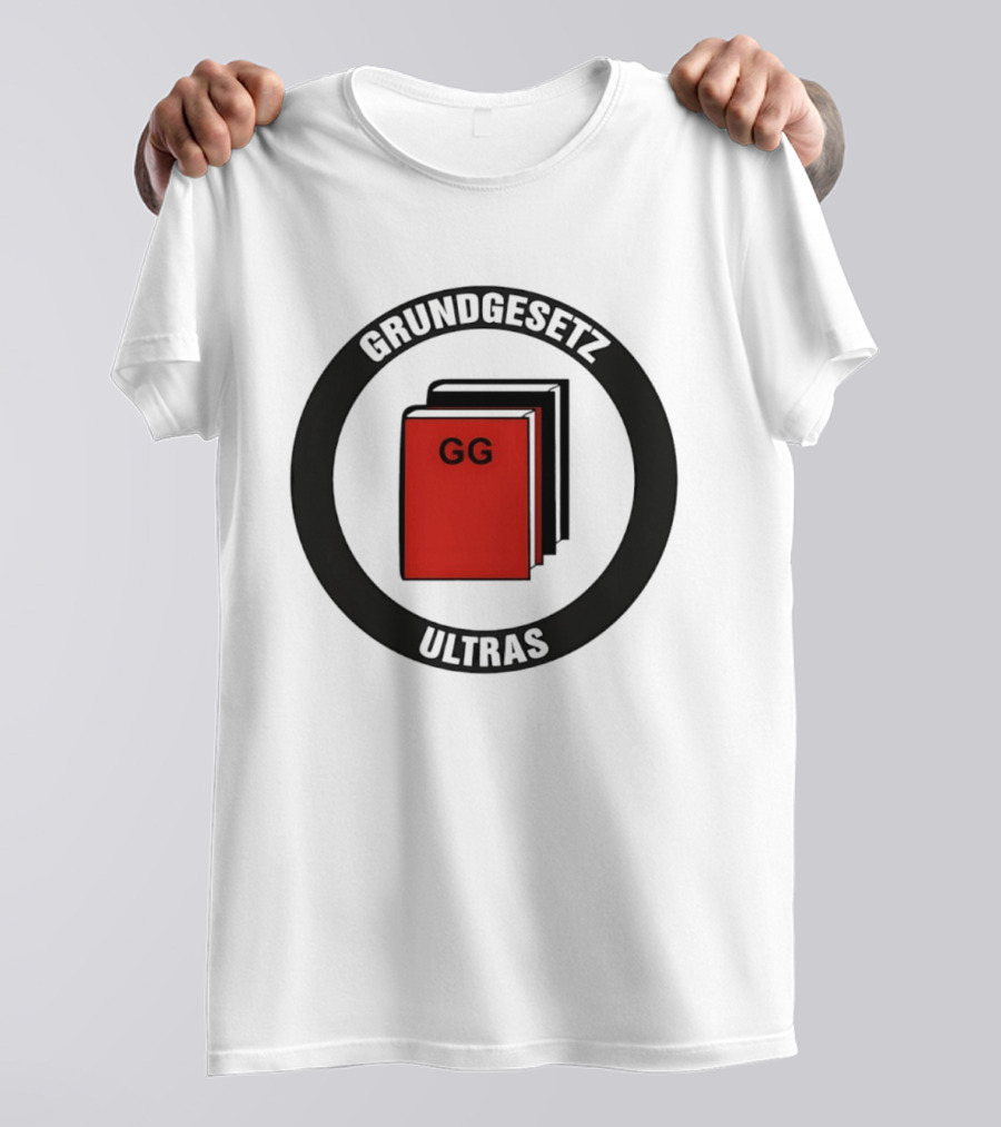 Grundgesetz Ultras GG Book Emblem German Constitution T-Shirt
