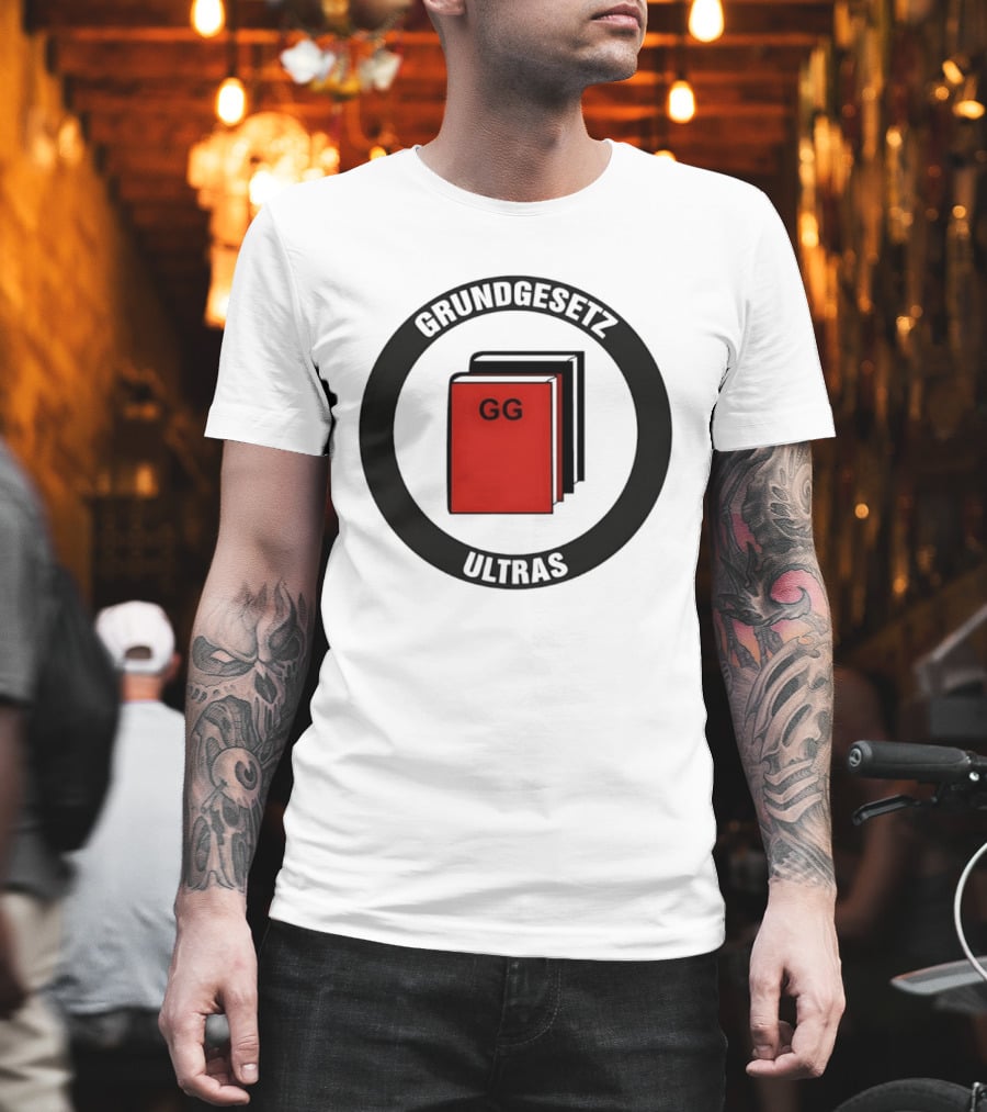 Grundgesetz Ultras GG Book Emblem German Constitution T-Shirt