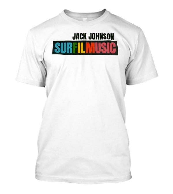 Jack Johnson Surfilmusic Tour 2026 Colorful T-Shirt