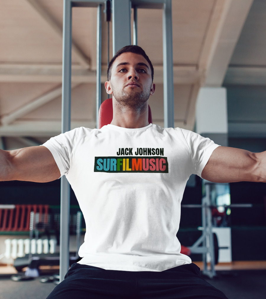 Jack Johnson Surfilmusic Tour 2026 Colorful T-Shirt