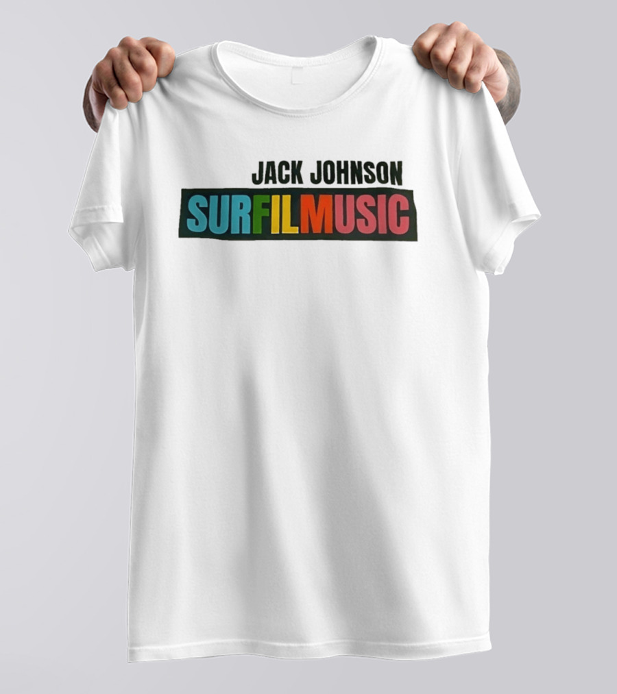 Jack Johnson Surfilmusic Tour 2026 Colorful T-Shirt