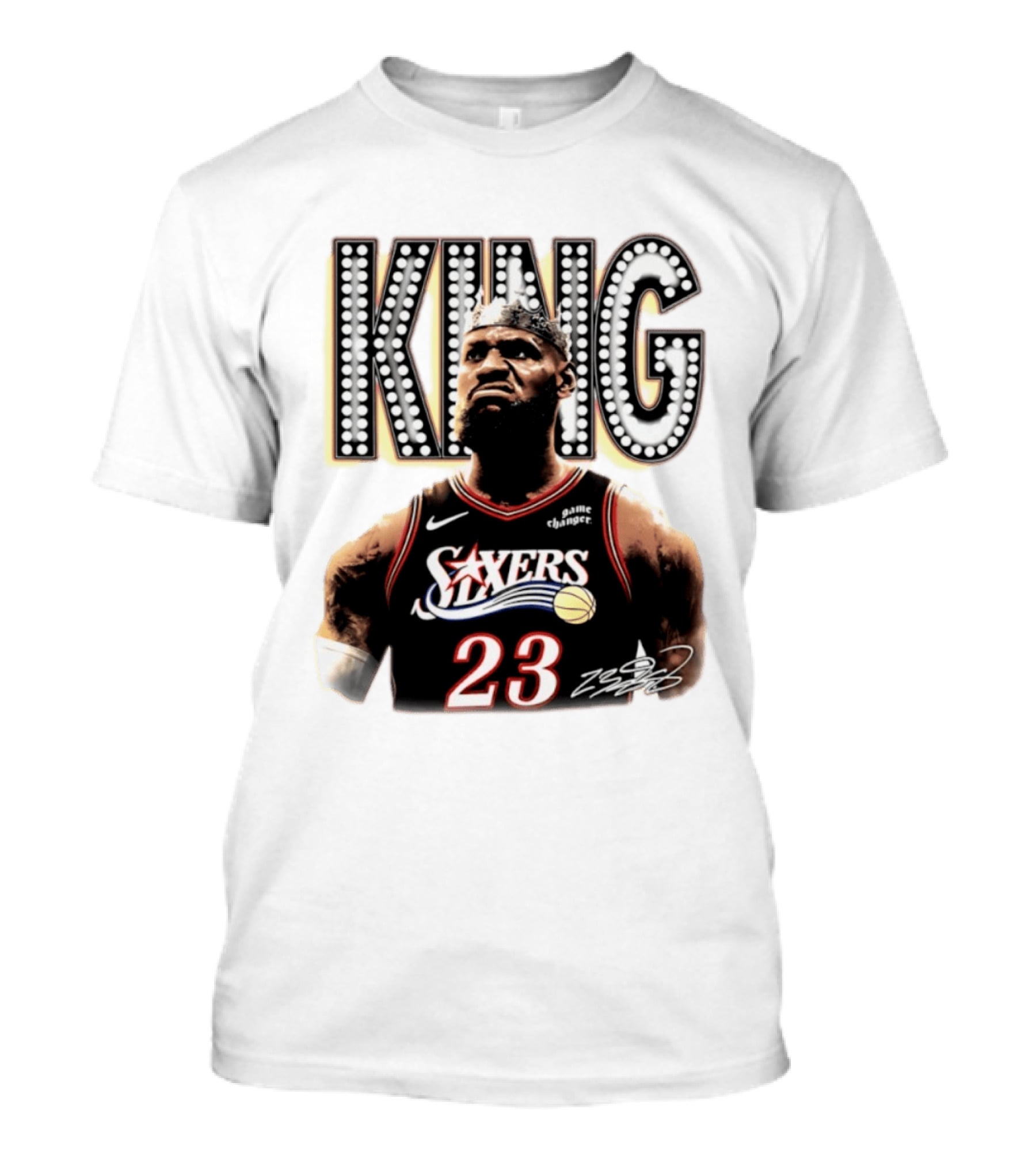 Philadelphia 76ers King James 23 Game Changer T-Shirt