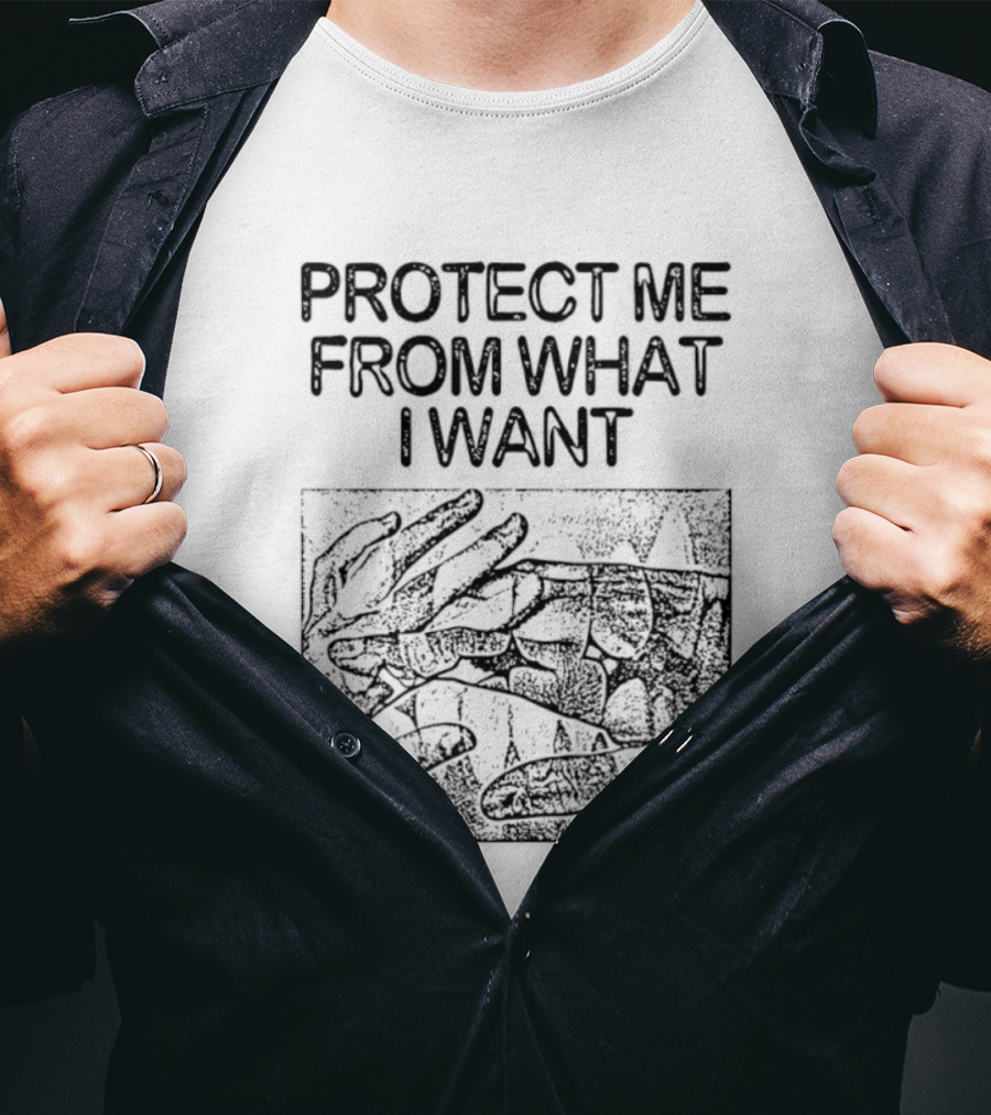 Protect Me From What I Want Jenny Holzer Text And Abstract T-Shirt