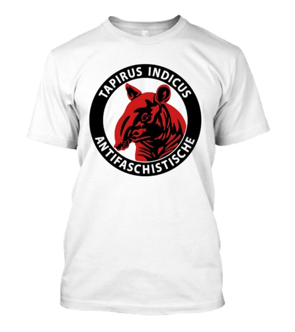 Tapirus Indicus Antifaschistische Antifa T-Shirt