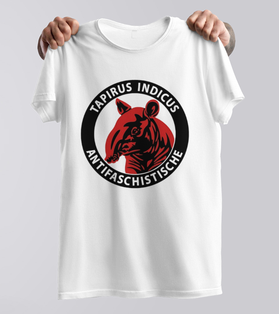 Tapirus Indicus Antifaschistische Antifa T-Shirt