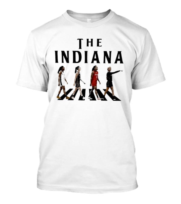 The Indiana Aliyah Boston Caitlin Clark Kelsey Mitchell Sophie Cunningham Abbey Road T-Shirt