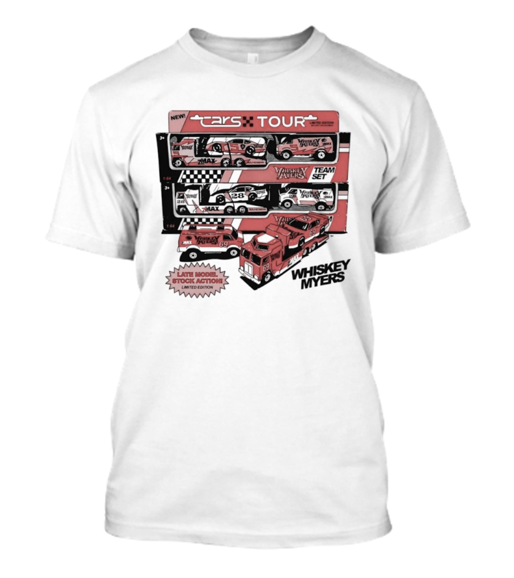 Whiskey Myers 2026 Cars Tour New Edition Racing Truck And Trailer T-Shirt