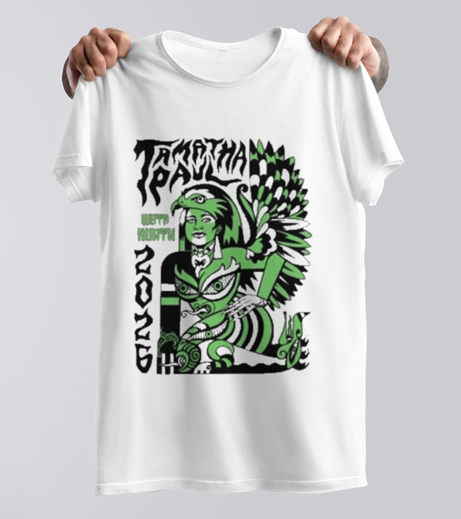 Xoe Hall X Tamatha Paul 2026 Te Atatu Whero Kakapo T-Shirt