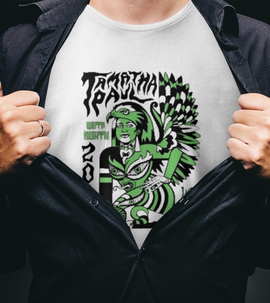 Xoe Hall X Tamatha Paul 2026 Te Atatu Whero Kakapo T-Shirt