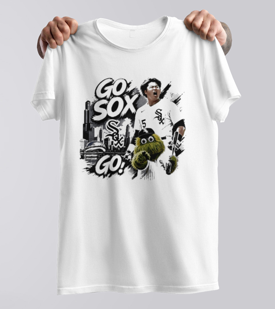 Yoshinobu Yamamoto Number 15 Chicago White Sox Go Sox Go T-Shirt