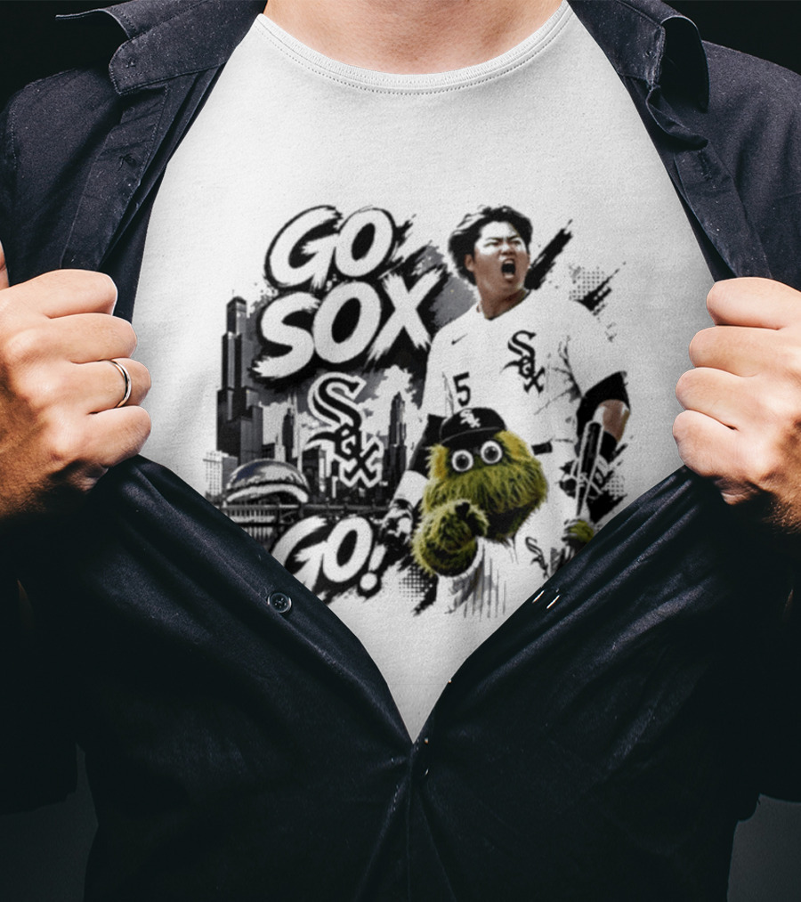 Yoshinobu Yamamoto Number 15 Chicago White Sox Go Sox Go T-Shirt