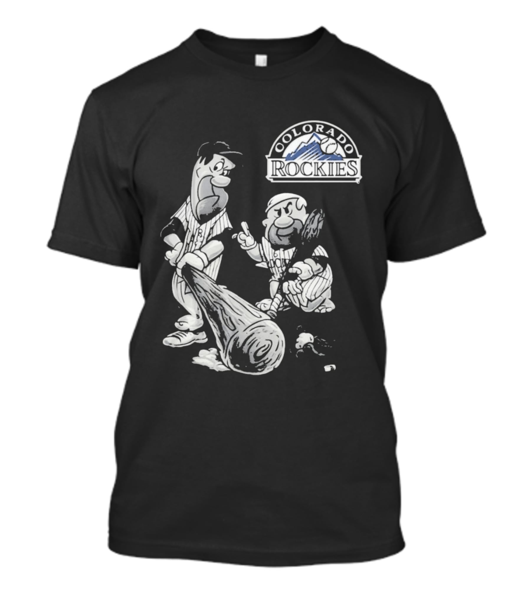 Colorado Rockies 2026 Flintstones Baseball T-Shirt