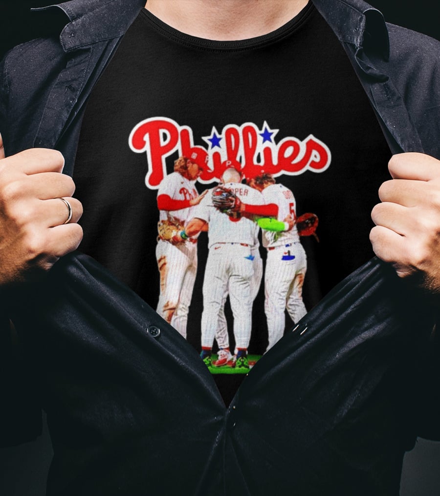 Bryce Harper Alec Bohm Edmundo Sosa Bryson Stott Philadelphia Phillies Team Unity T-Shirt