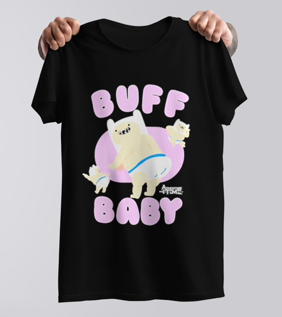 Buff Baby Adventure Time Finn The Human Dancing Babies T-Shirt