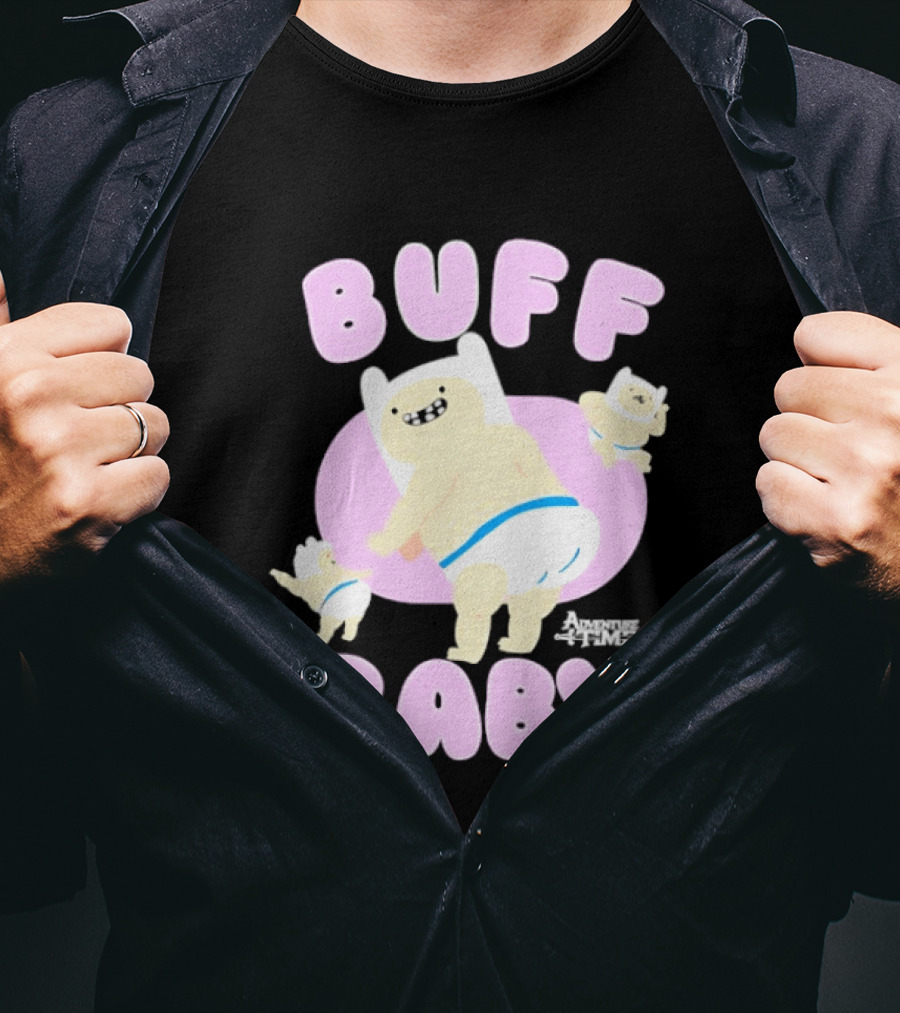 Buff Baby Adventure Time Finn The Human Dancing Babies T-Shirt