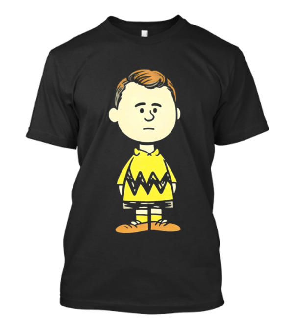 Charlie Brown Kirk Peanuts Style Character Fusion T-Shirt