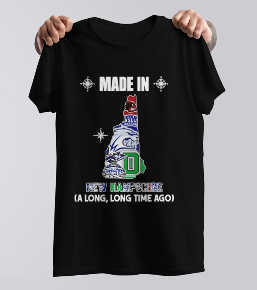 Made In New Hampshire Wildcats Dartmouth College Fisher Cats A Long Long Time Ago T-Shirt