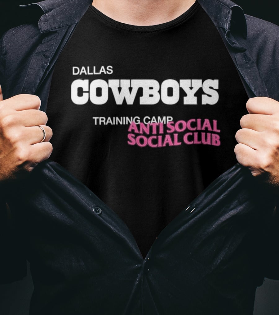 Dallas Cowboys Training Camp Anti Social Social Club T-Shirt