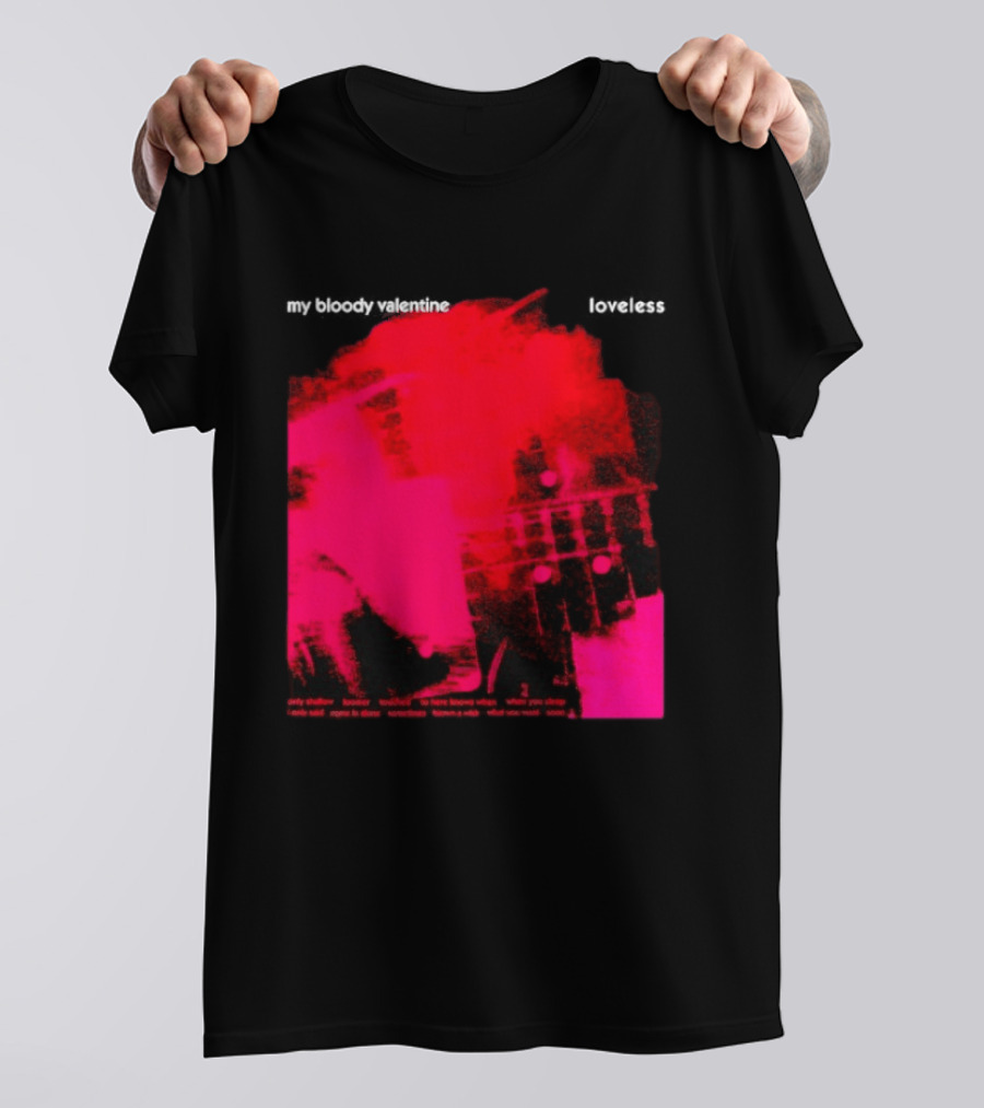 My Bloody Valentine Loveless Album Cover Classic Shoegaze Music Fan Favorite T-Shirt