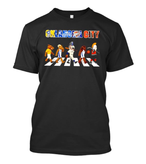 Oklahoma City Mascots Abbey Road Sports Team 2026 OKC T-Shirt