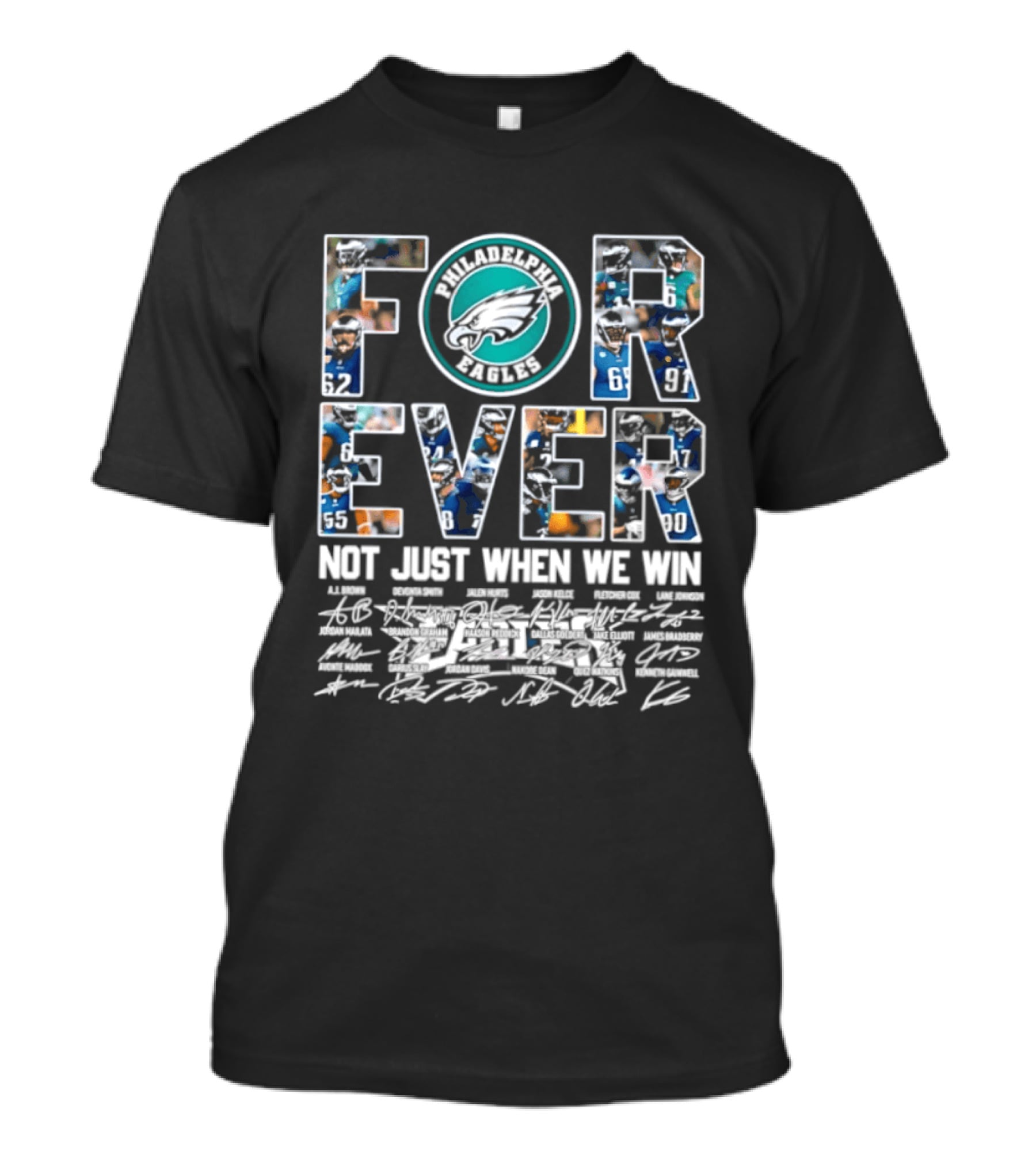 Forever Miami Dolphins Not Just When We Win Autographed T-Shirt