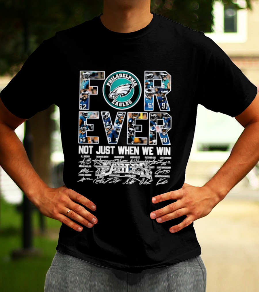 Forever Miami Dolphins Not Just When We Win Autographed T-Shirt