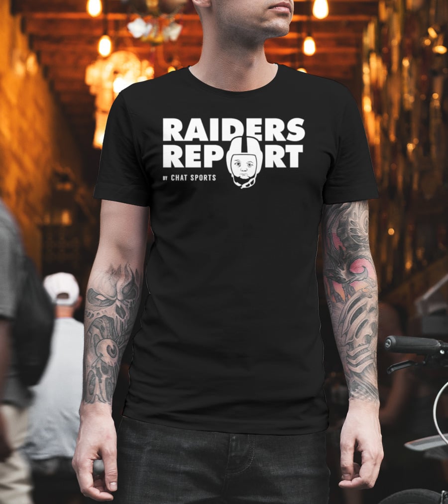 Raiders Report Chat Sports Las Vegas Raiders Football T-Shirt
