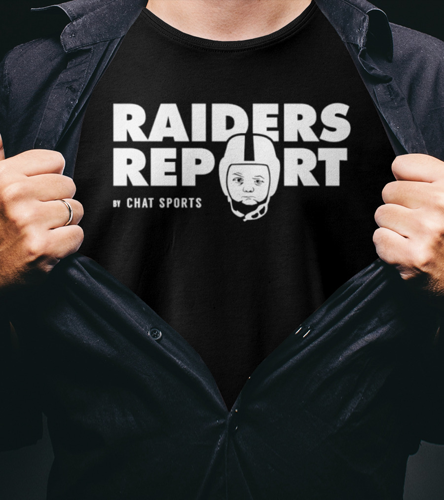 Raiders Report Chat Sports Las Vegas Raiders Football T-Shirt