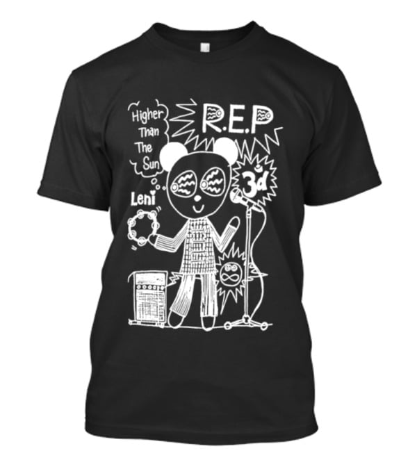R.E.P Higher Than The Sun Bear With Drum And Microphone T-Shirt