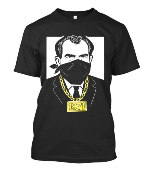Richard Nixon 1971 Bandana Gold Chain T-Shirt