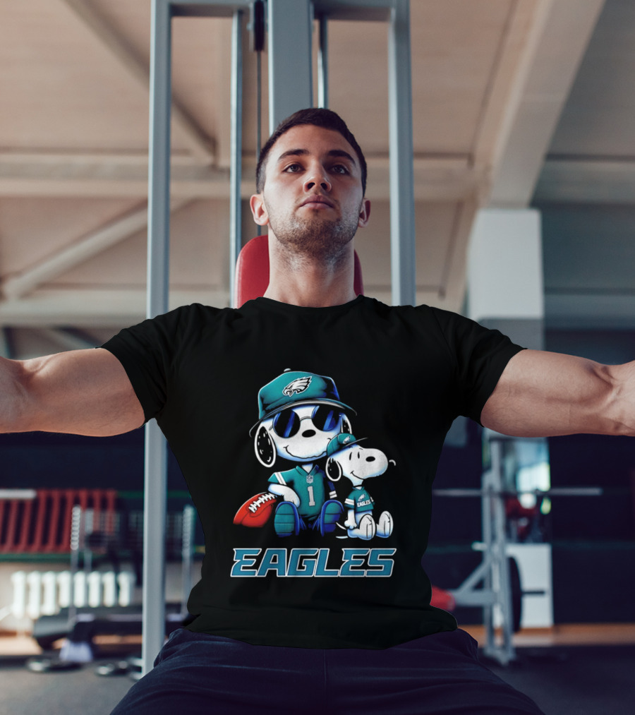 Snoopy Eagles Philadelphia Football 2026 T-Shirt