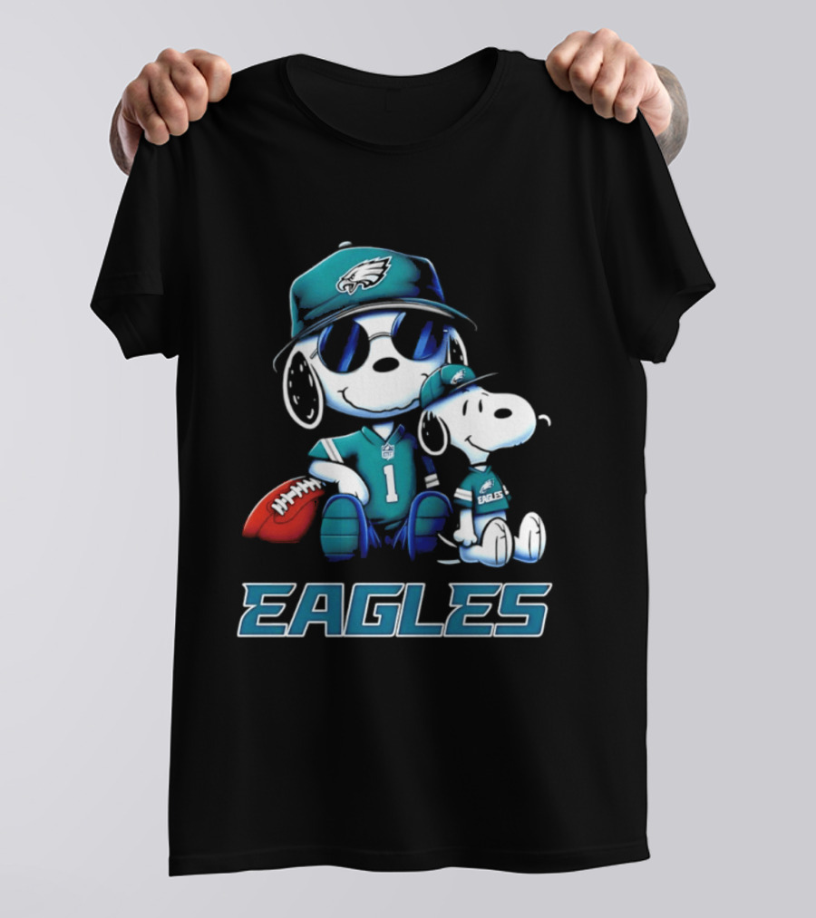 Snoopy Eagles Philadelphia Football 2026 T-Shirt