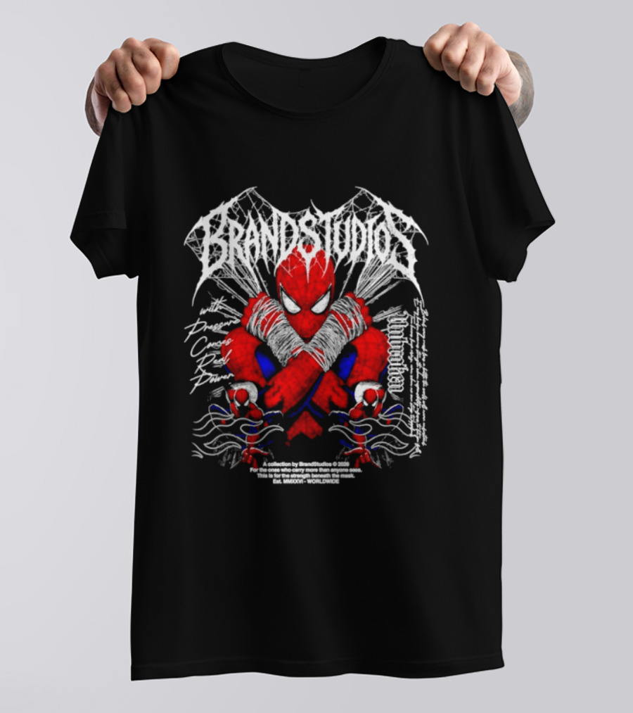 Spider Man With Pressure Comes Great Power Every Hero Has Fought A Battle T-Shirt