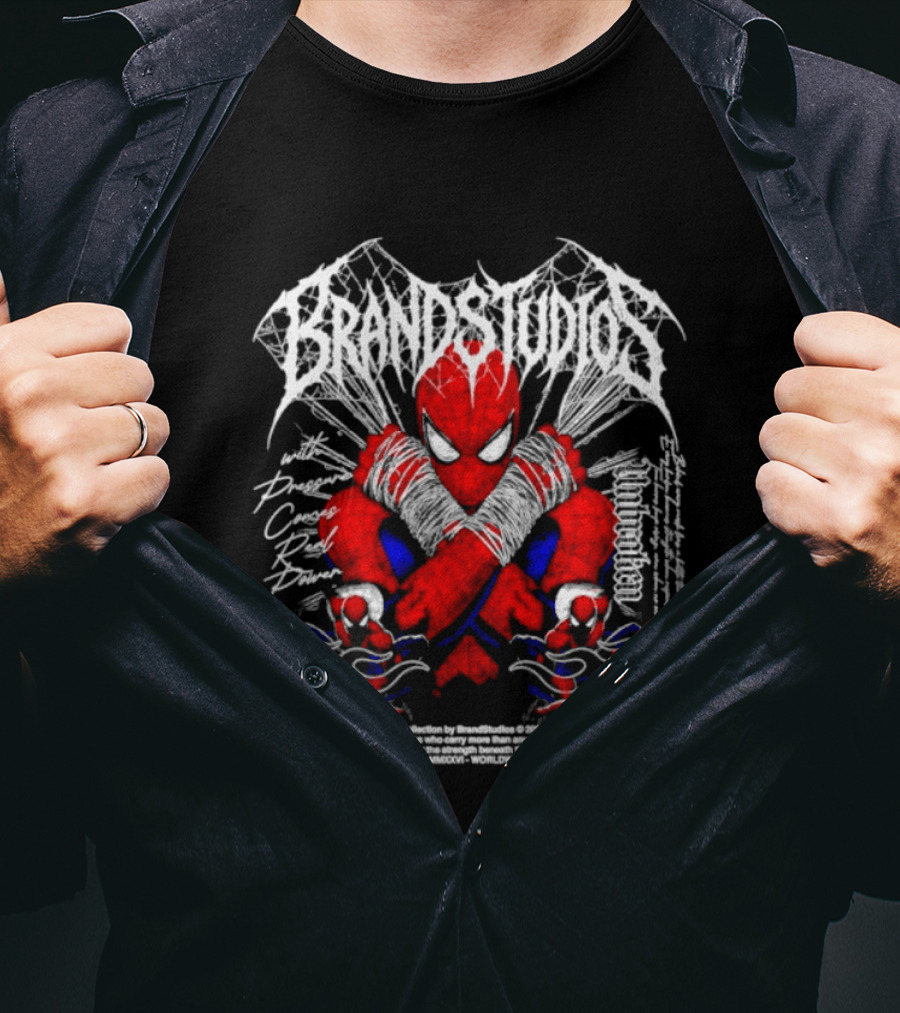 Spider Man With Pressure Comes Great Power Every Hero Has Fought A Battle T-Shirt