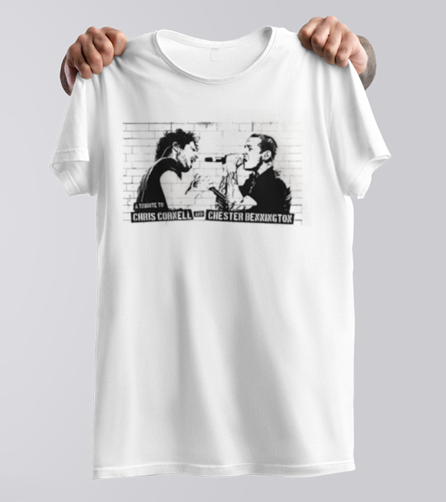 Chris Cornell Chester Bennington Tribute Darkness T-Shirt