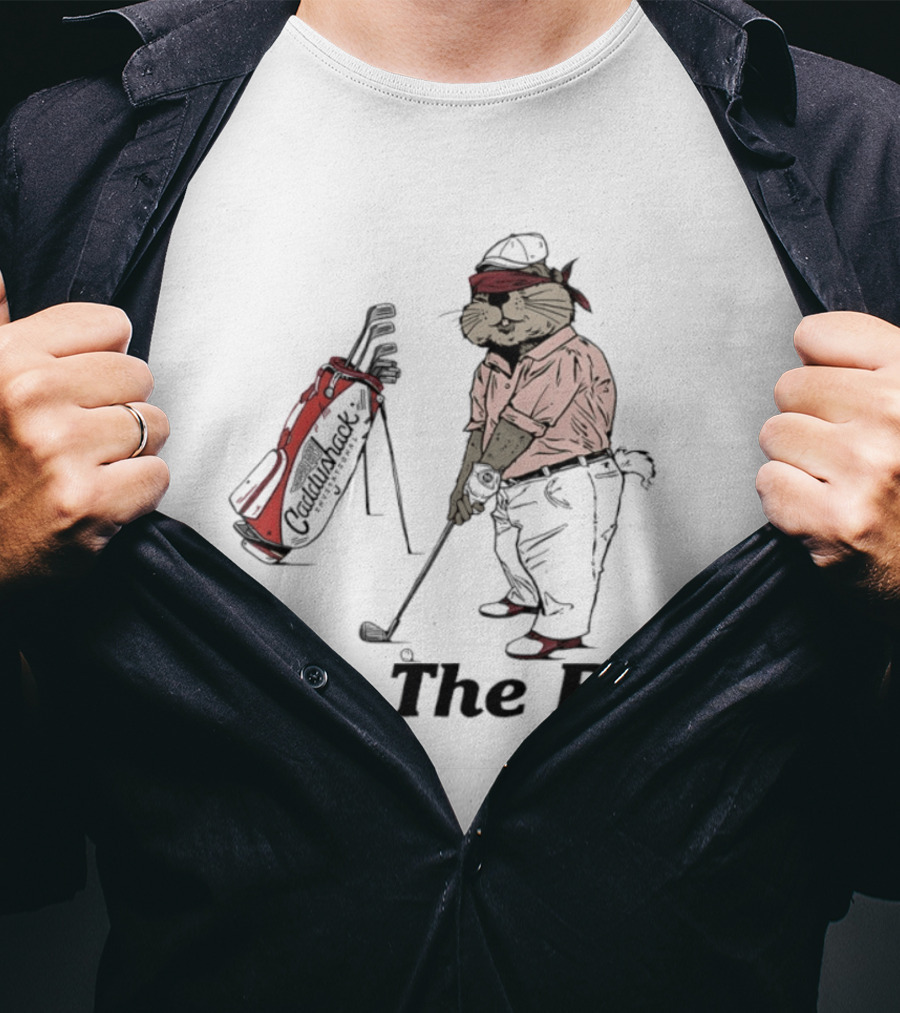 Be The Ball Caddyshack Invitational Gopher Golf Humor T-Shirt