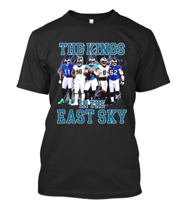 The Kings In The East Sky Philadelphia Eagles Football Players Signatures T-Shirt