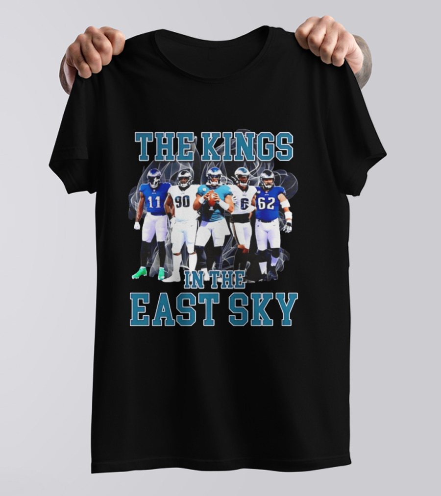 The Kings In The East Sky Philadelphia Eagles Football Players Signatures T-Shirt