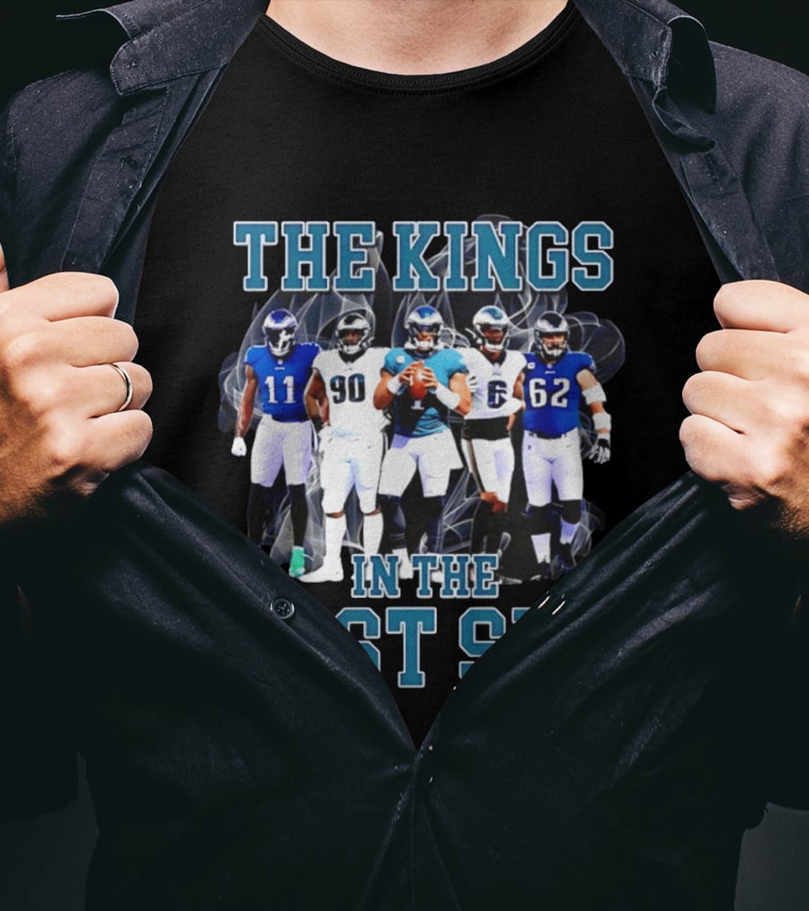 The Kings In The East Sky Philadelphia Eagles Football Players Signatures T-Shirt