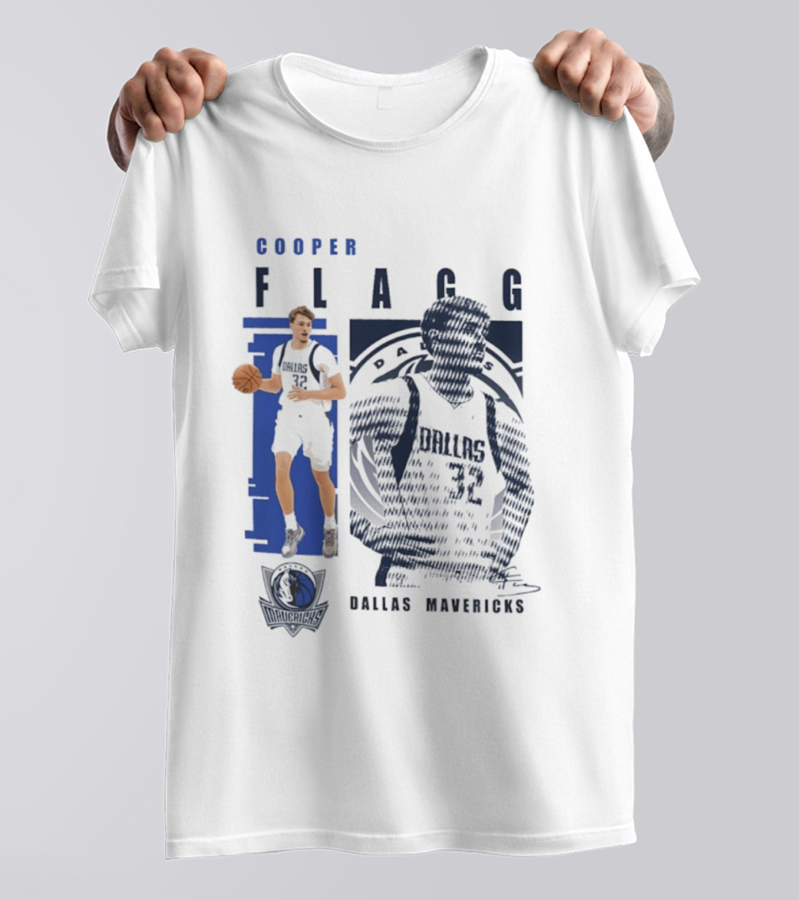 Cooper Flagg Dallas Mavericks Highlights 2026 Signatures T-Shirt