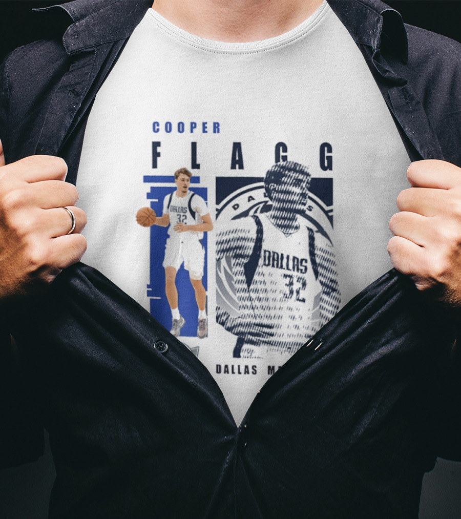 Cooper Flagg Dallas Mavericks Highlights 2026 Signatures T-Shirt