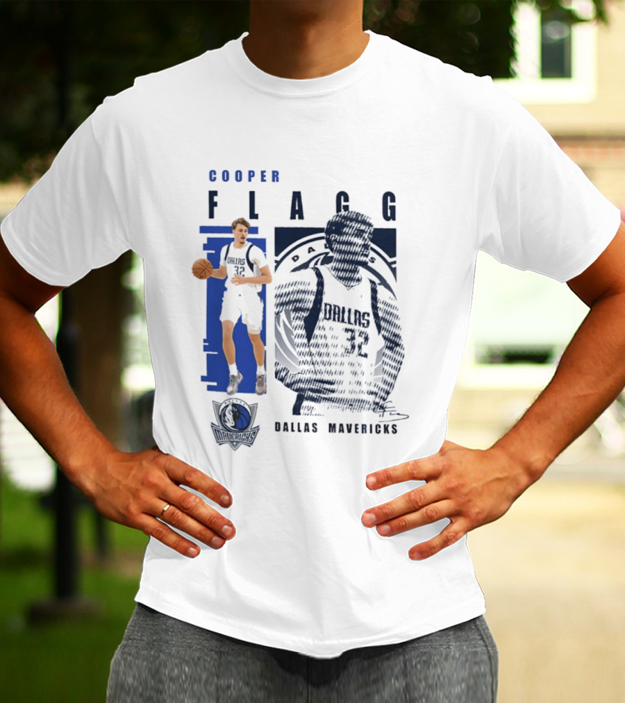 Cooper Flagg Dallas Mavericks Highlights 2026 Signatures T-Shirt
