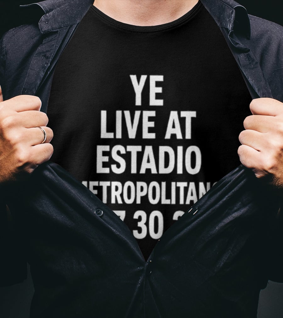Ye Live At Estadio Metropolitano 07.30.26 T-Shirt