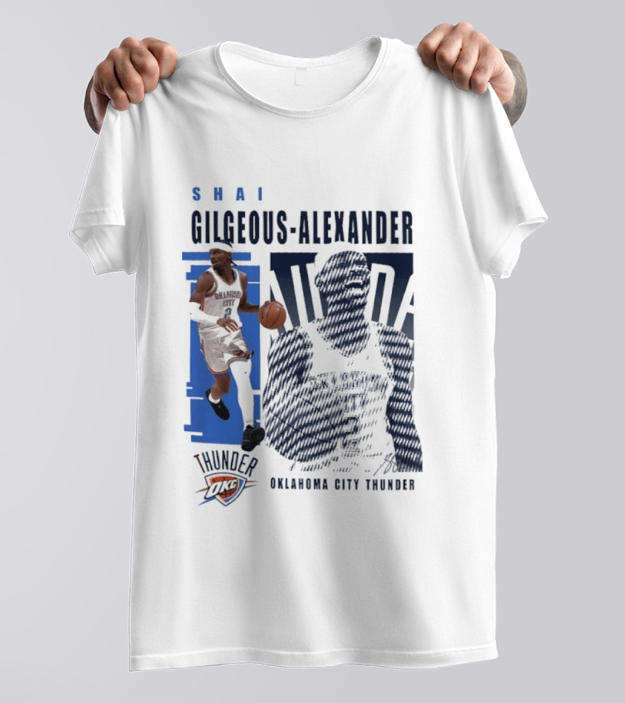 Shai Gilgeous Alexander Oklahoma City Thunder NBA Basketball Highlights 2026 T-Shirt