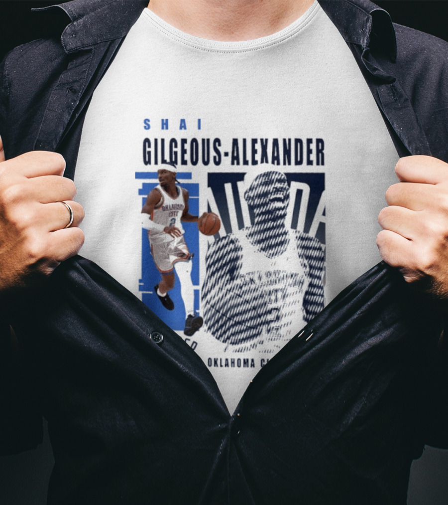 Shai Gilgeous Alexander Oklahoma City Thunder NBA Basketball Highlights 2026 T-Shirt