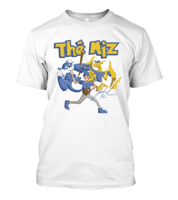 The Miz Milwaukee Brewers Pokemon Crossover Animated T-Shirt