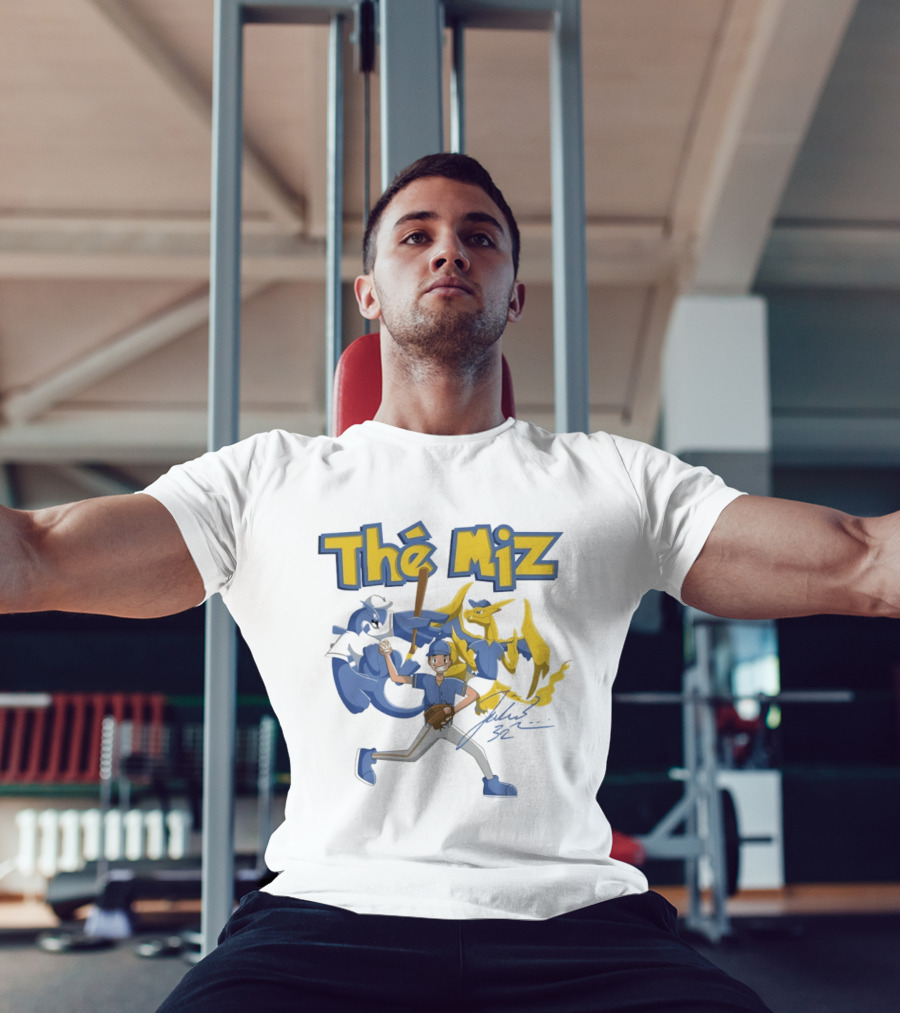 The Miz Milwaukee Brewers Pokemon Crossover Animated T-Shirt