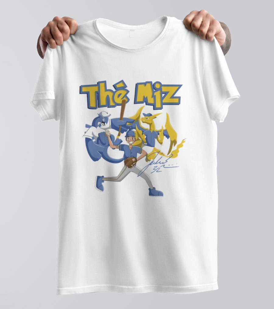 The Miz Milwaukee Brewers Pokemon Crossover Animated T-Shirt