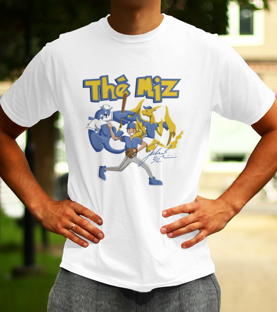 The Miz Milwaukee Brewers Pokemon Crossover Animated T-Shirt