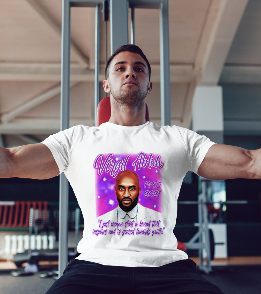 Virgil Abloh 1980 2021 I Just Wanna Start A Brand That Inspires And Is Geared Towards Youth T-Shirt